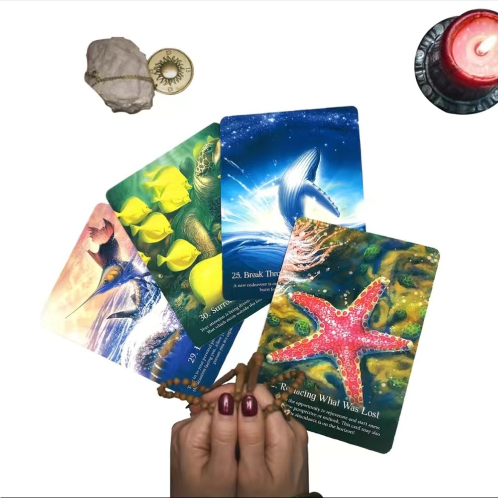 Whispers is the Ocean Oracle Tarot card deck - Picture 4 of 13